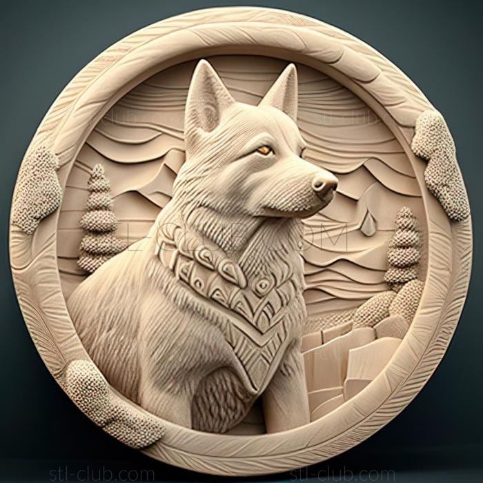 3D model st Northern Inuit dog (STL)